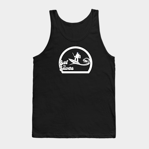 Surf TMNT - Leonardo Tank Top by @johnnehill